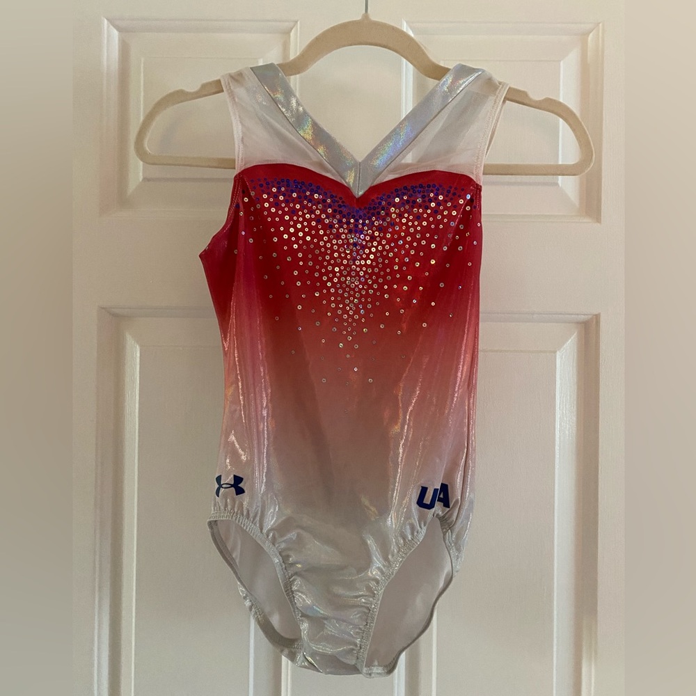 Under Armour USA Gymnastics Leotard Adult XS AXS